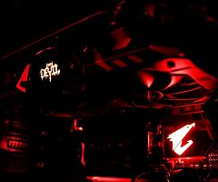 Gaming PC & Monitor - Ryzen 5, RX 590, 16GB RAM