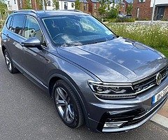 2018 Volkswagen Tiguan R line model All space 7 seater manual transmission