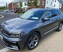 2018 Volkswagen Tiguan R line model All space 7 seater manual transmission - Image 4/10