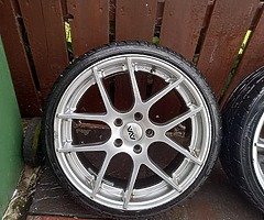 18 ava 5x112 with 4 very good tyres and no crack ör weld etc best offer take this alloys - Image 3/10