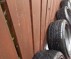 18 ava 5x112 with 4 very good tyres and no crack ör weld etc best offer take this alloys - Image 10/10
