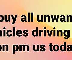 Cash for cars we buy any make or model of cars new or old driving or not driving at the best prices