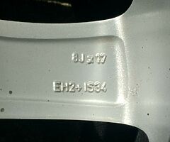 2 x 17" GENUINE BMW 3 SERIES E90 E91 E92 E93 ALLOY WHEELS 8J 5x120pcd - Image 4/6