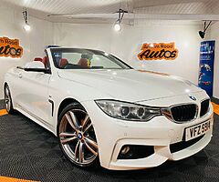 2015 BMW 420D M - SPORT AUTO ** CONVERTIBLE ** RED LEATHER ** FINANCE AVAILABLE