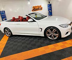2015 BMW 420D M - SPORT AUTO ** CONVERTIBLE ** RED LEATHER ** FINANCE AVAILABLE