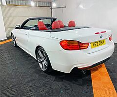 2015 BMW 420D M - SPORT AUTO ** CONVERTIBLE ** RED LEATHER ** FINANCE AVAILABLE - Image 4/10