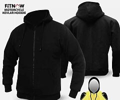 Kevlar motorcycle zip hoodie