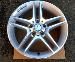 17" GENUINE MERCEDES AMG C CLASS 8.5J ALLOY WHEEL W204 08-14