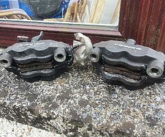 PAIR OF TOKICO RADIAL BRAKE CALIPARS 180mm.