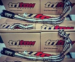 Zx25R racing exhaust original Triton Indonesia