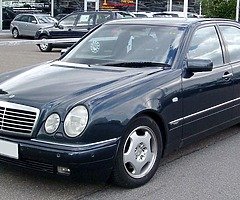 Mercedes E class w210, looking for it.