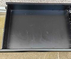 Heavy-duty metal storage drawers