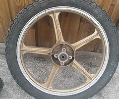 Kawasaki Ar125 rear wheel