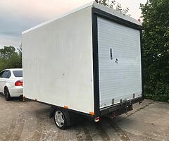 Professional heavy duty removal box trailer Roller door