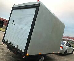 Professional heavy duty removal box trailer Roller door