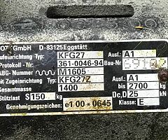 Professional heavy duty removal box trailer Roller door - Image 5/10