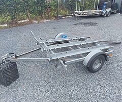 Galvanised 3 Bike trailer - Image 4/4