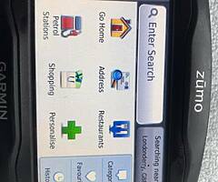 Garmin zumo 350 sat nav