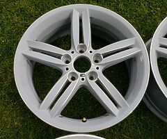18" BMW 1 SERIES M SPORT 208M ALLOYS E87 E88 E81 E82 E36 E46 Z3 Z4 COMPACT 5x120 WHEELS - Image 5/10