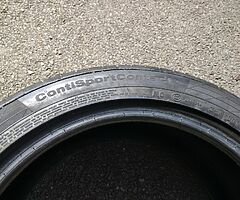 AS NEW 225 45 17" CONTINENTAL CONTISPORT CONTACT 5 TYRE FOR ALLOY WHEEL - Image 4/7