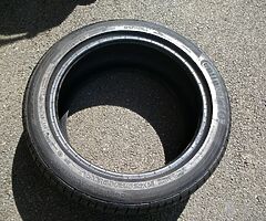 AS NEW 225 45 17" CONTINENTAL CONTISPORT CONTACT 5 TYRE FOR ALLOY WHEEL - Image 6/7