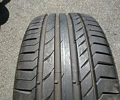 AS NEW 225 45 17" CONTINENTAL CONTISPORT CONTACT 5 TYRE FOR ALLOY WHEEL - Image 7/7