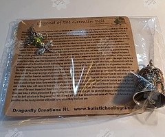 Gremlin/guardian bells, earrings, guardian and memorial angels. - Image 5/10