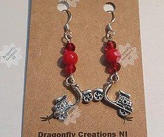 Gremlin/guardian bells, earrings, guardian and memorial angels. - Image 6/10