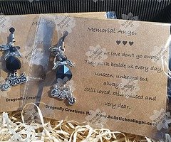 Gremlin/guardian bells, earrings, guardian and memorial angels. - Image 8/10