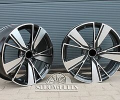 VW alloy wheels 5x112 - Image 3/6