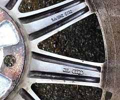 Genuine Audi TT mark2 speedline 18” alloy wheels S-LINE