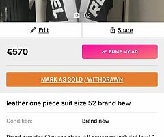 Suit brand new one piece for sale