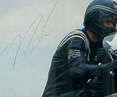 JPS Norton Framed Print ORIGINAL Signatures of Trevor Nation Steve Spray Isle of Man TT Joey Dunlop