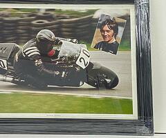 RON HASLAM - JPS Norton Framed Print Isle of Man TT UGP BSB WSB MOTOgp NW200 Joey Dunlop UGP - Image 3/3