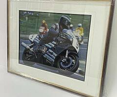 TREVOR NATION - JPS Norton Framed Print Isle of Man TT UGP BSB WSB MOTOgp NW200 Joey Dunlop UGP