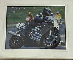 TREVOR NATION - JPS Norton Framed Print Isle of Man TT UGP BSB WSB MOTOgp NW200 Joey Dunlop UGP
