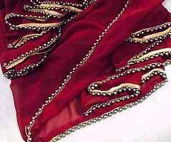 Soft jorjet saree