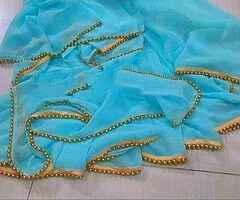 Soft jorjet saree
