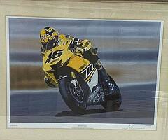 VALENTINO ROSSI " Monterey Magic" Framed Print by Jim Blanchard Isle of Man TT MotoGP WSB BSB ROSSI - Image 4/4