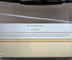 The Moodie Blues by Rod Organ Print 58/350 Isle of Man TT Jim Moodie Motorcycling BSB WSB MotoGP TT - Image 4/6