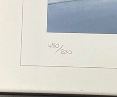 ORIGINAL & LIMITED ROD ORGAN PRINT Clash of the Titans No 480/850 Isle of Man TT BSB WSB Hislop - Image 3/7