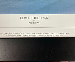 ORIGINAL & LIMITED ROD ORGAN PRINT Clash of the Titans No 480/850 Isle of Man TT BSB WSB Hislop - Image 5/7