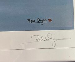 ORIGINAL & LIMITED ROD ORGAN PRINT Clash of the Titans No 480/850 Isle of Man TT BSB WSB Hislop - Image 6/7