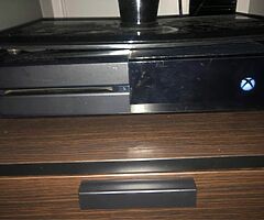 Xbox one good condition few scrapes but blends in with Xbox comes with an account 150 ono