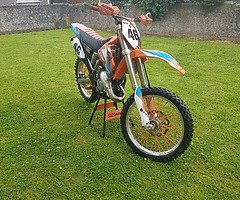 Ktm 125cc sx.. Reluctantly selling as have gsxr for summer
