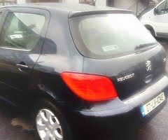 2007 PEUGEOT 307 1.4 PETROL. NCT 08/19 TAX 06/19 130.K. - Image 4/9