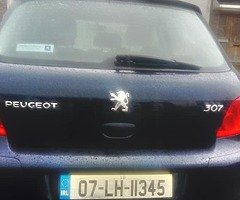 2007 PEUGEOT 307 1.4 PETROL. NCT 08/19 TAX 06/19 130.K. - Image 5/9