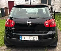 2007 Vw golf ncted
