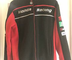 Ladies XS Honda Racing zip up fleece