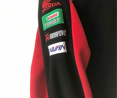Ladies XS Honda Racing zip up fleece
